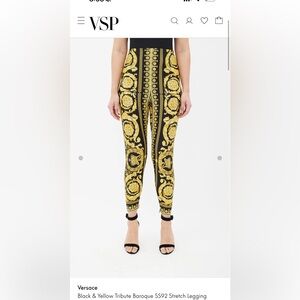 Versace baroque leggings TAILORED PLEASE READ INFO